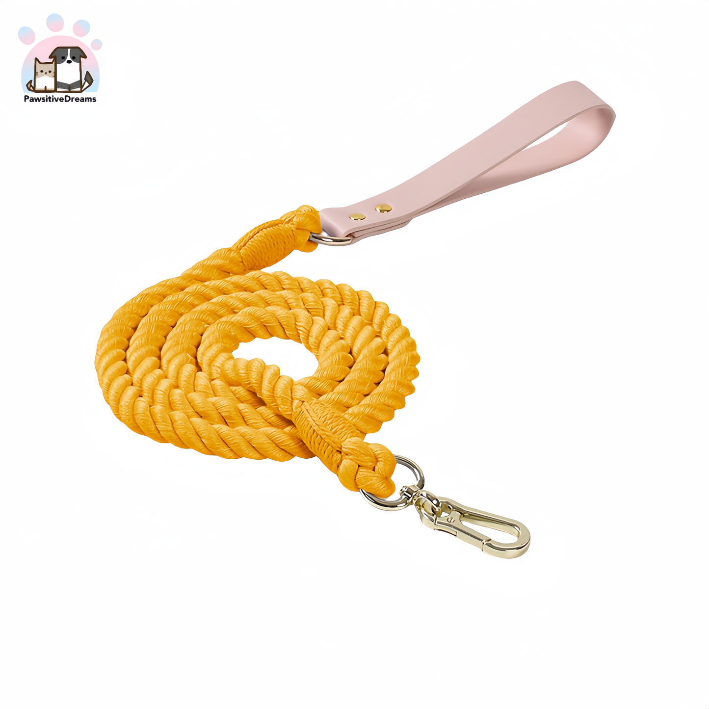 Loudik Handmade Macaron Color Cotton Rope Cat and Dog Leash - Pawsitive Dreams