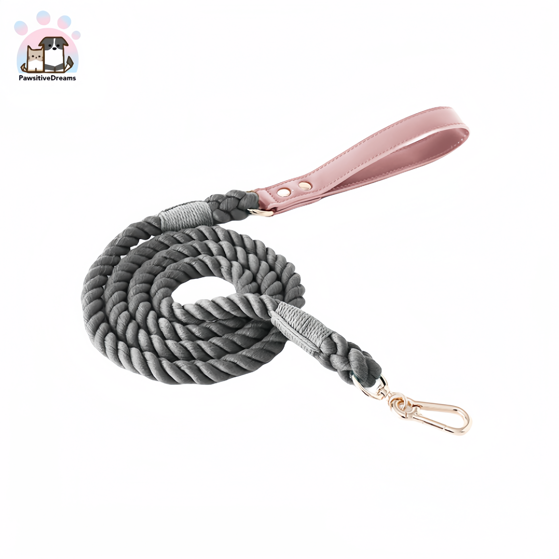 Loudik Handmade Macaron Color Cotton Rope Cat and Dog Leash - Pawsitive Dreams