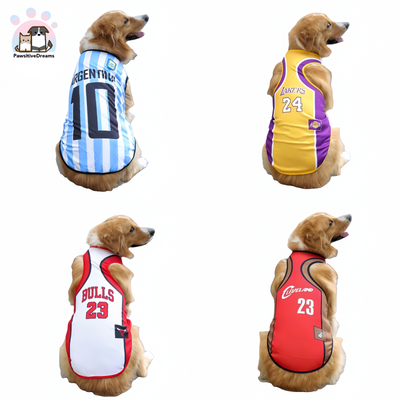 Sport Topic Sleeveless Vest Clothes For Large Dog Anti-Shedding - Pawsitive Dreams