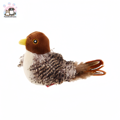 GiGwi Cat Self-Entertainment Bird and Mouse Squeaky Realistic Sound Pet Toy - Pawsitive Dreams