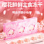 Bright Sakura-Shaped Freeze-Dried Chicken Cat Treat with Salmon Oil Omega-3