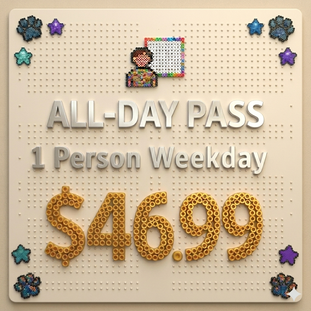 Perler Beads Activity - All Day Pass (Unlimited Time)