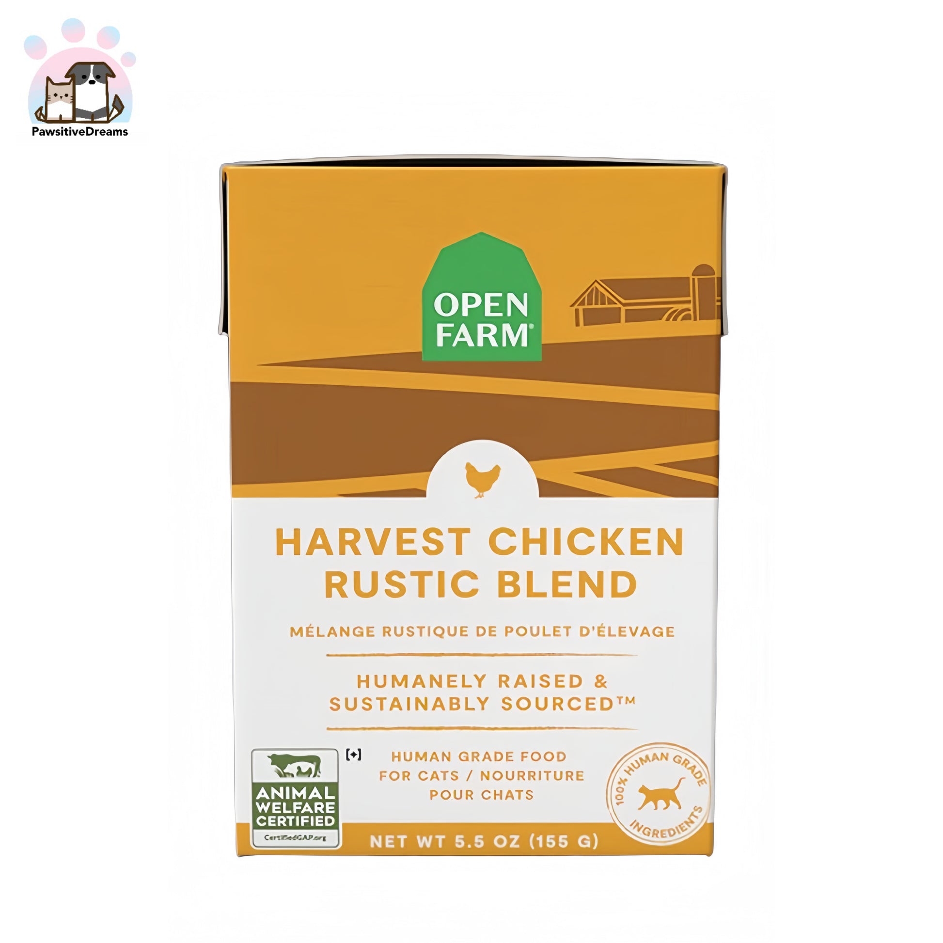 Open Farm Rustic Blend Wet Cat Food Without Artificial Flavors or Preservatives - Pawsitive Dreams