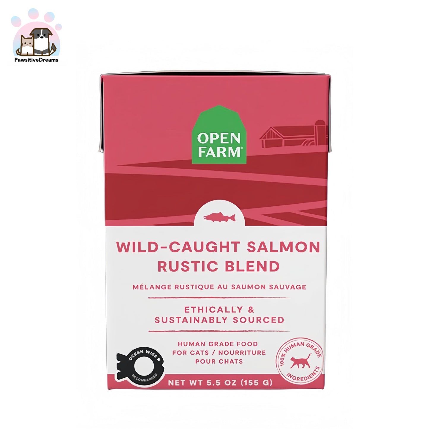 Open Farm Rustic Blend Wet Cat Food Without Artificial Flavors or Preservatives - Pawsitive Dreams