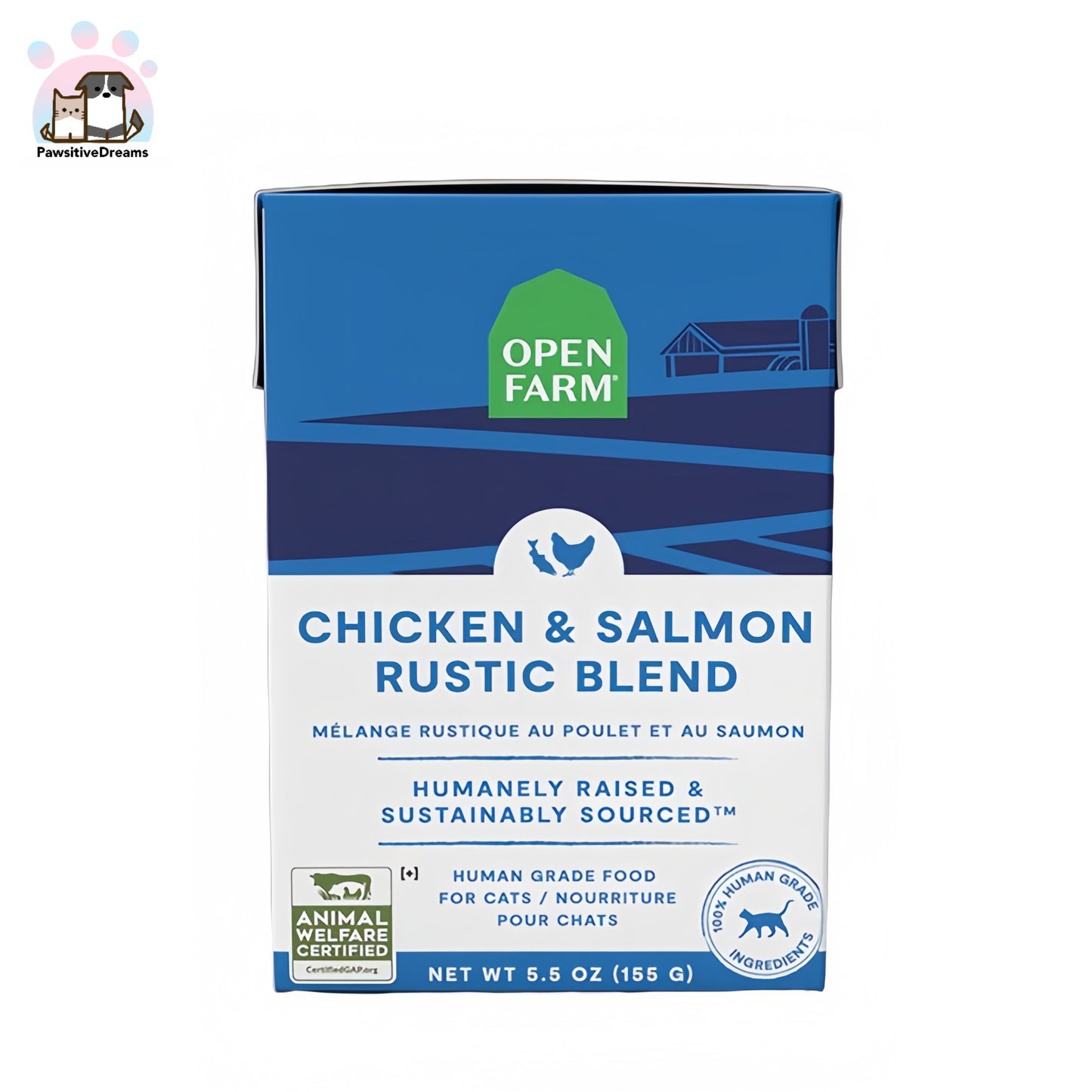 Open Farm Rustic Blend Wet Cat Food Without Artificial Flavors or Preservatives - Pawsitive Dreams