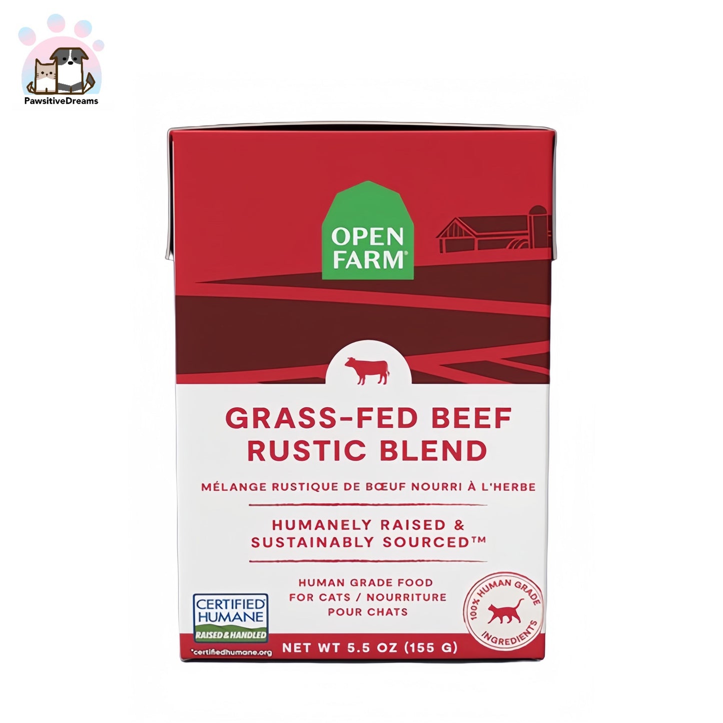 Open Farm Rustic Blend Wet Cat Food Without Artificial Flavors or Preservatives - Pawsitive Dreams