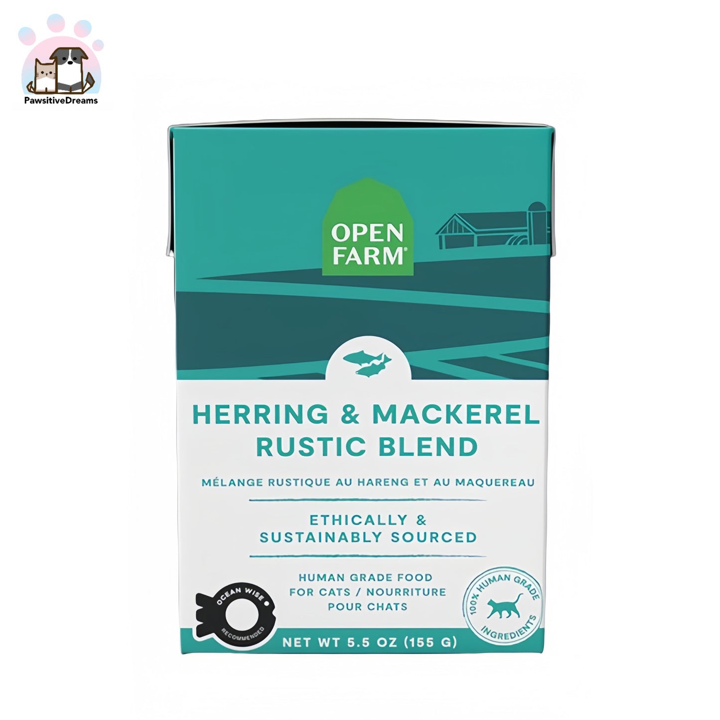 Open Farm Rustic Blend Wet Cat Food Without Artificial Flavors or Preservatives - Pawsitive Dreams