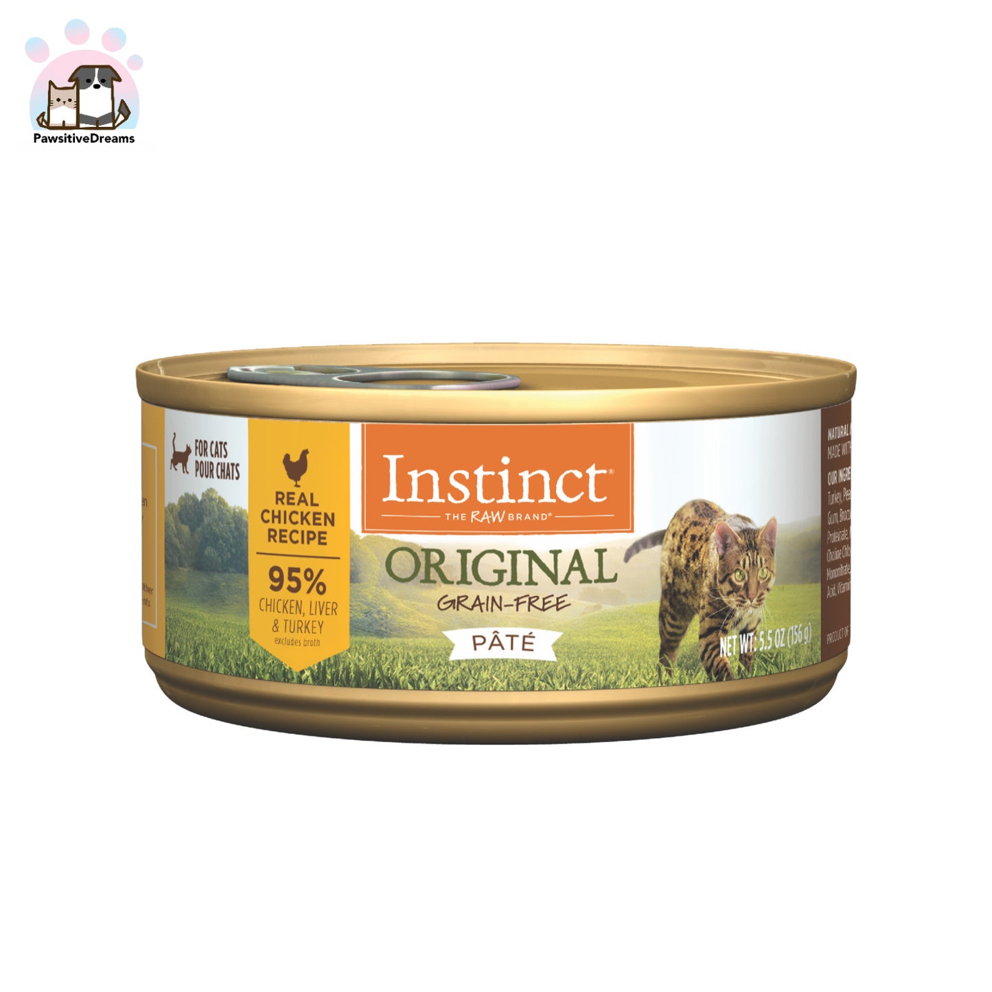 Instinct Original Grain Free Natural Wet Canned Cat Food - Pawsitive Dreams