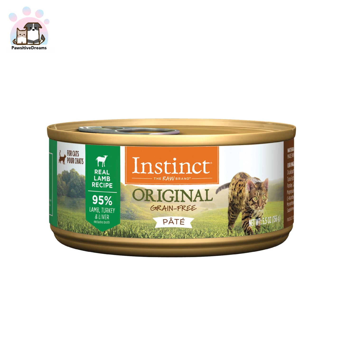 Instinct Original Grain Free Natural Wet Canned Cat Food - Pawsitive Dreams