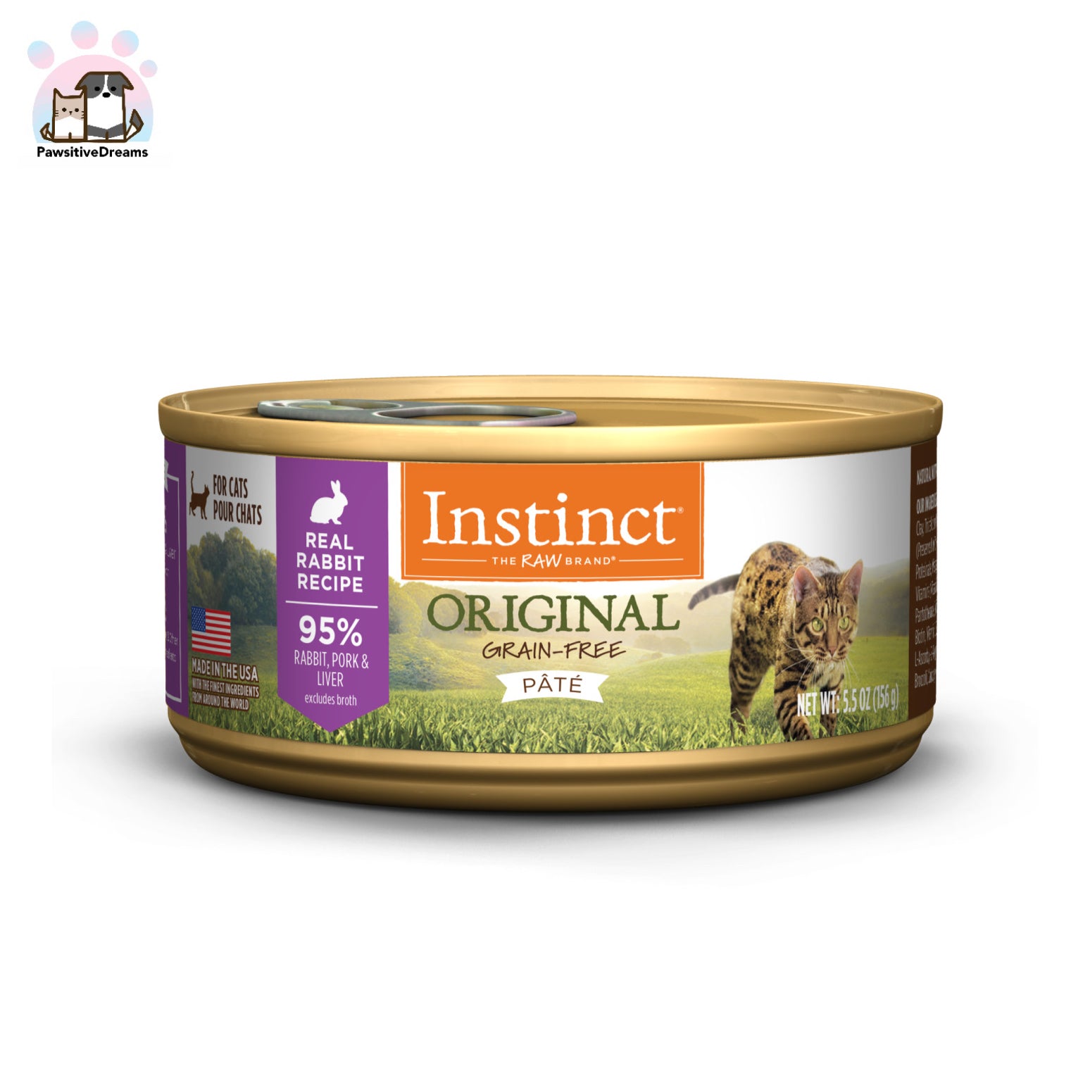 Instinct Original Grain Free Natural Wet Canned Cat Food - Pawsitive Dreams