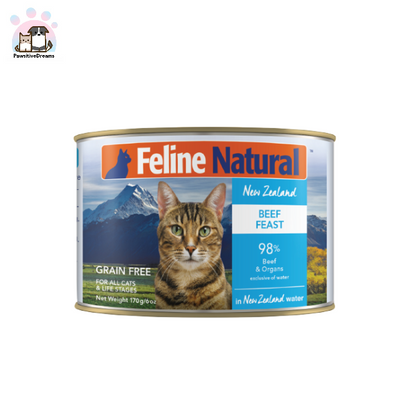 Feline Natural BPA-Free & Gelatin-Free Canned Cat Food - Pawsitive Dreams