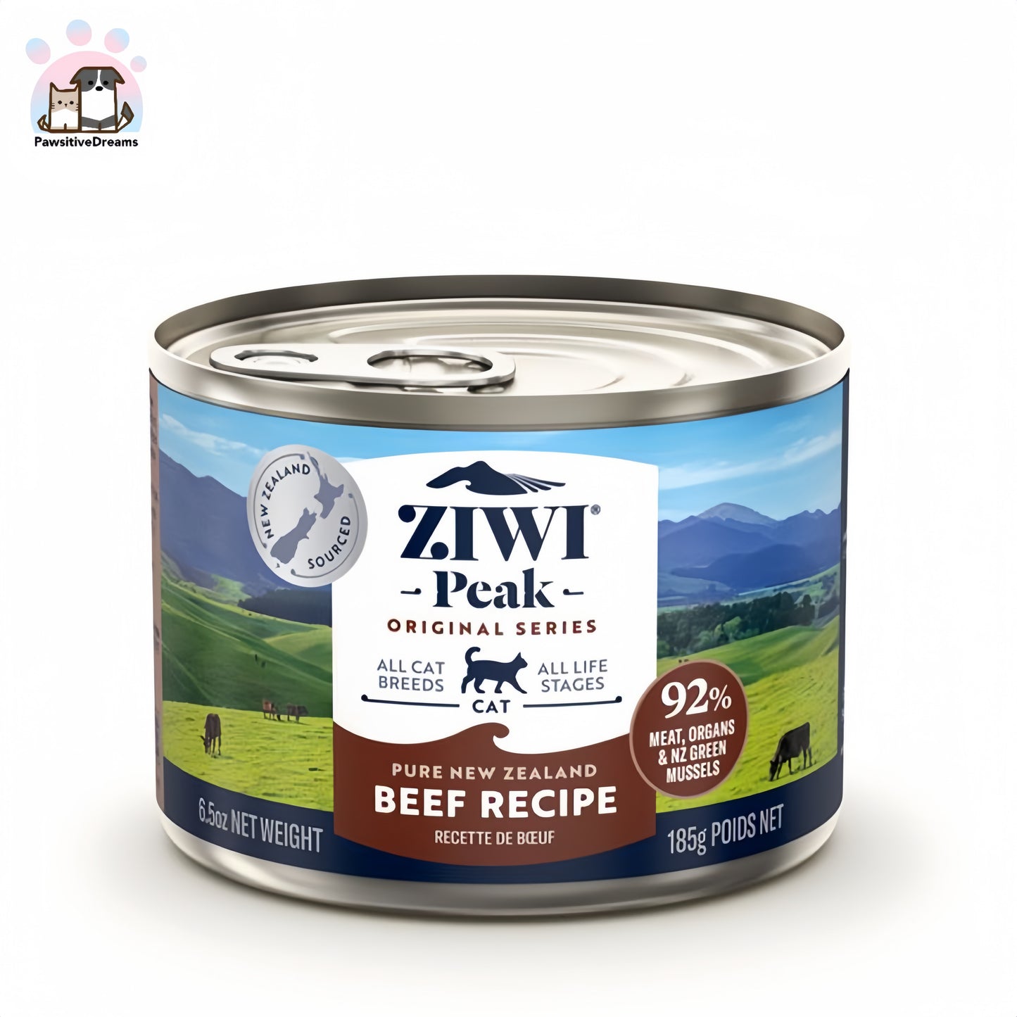 Ziwi Peak Canned Cat Food All Natural, High Protein, Grain Free, Limited Ingredient