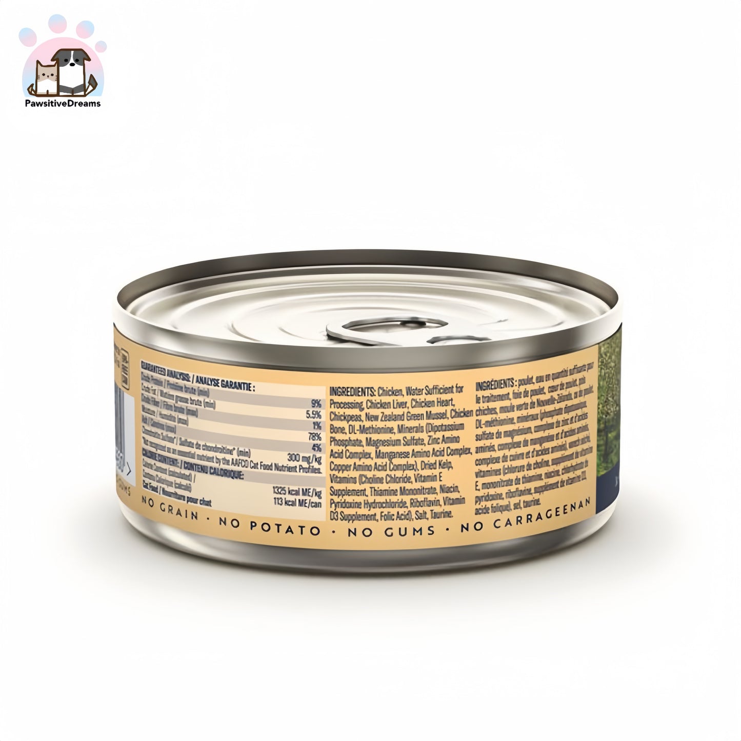 Ziwi Peak Canned Cat Food All Natural, High Protein, Grain Free, Limited Ingredient