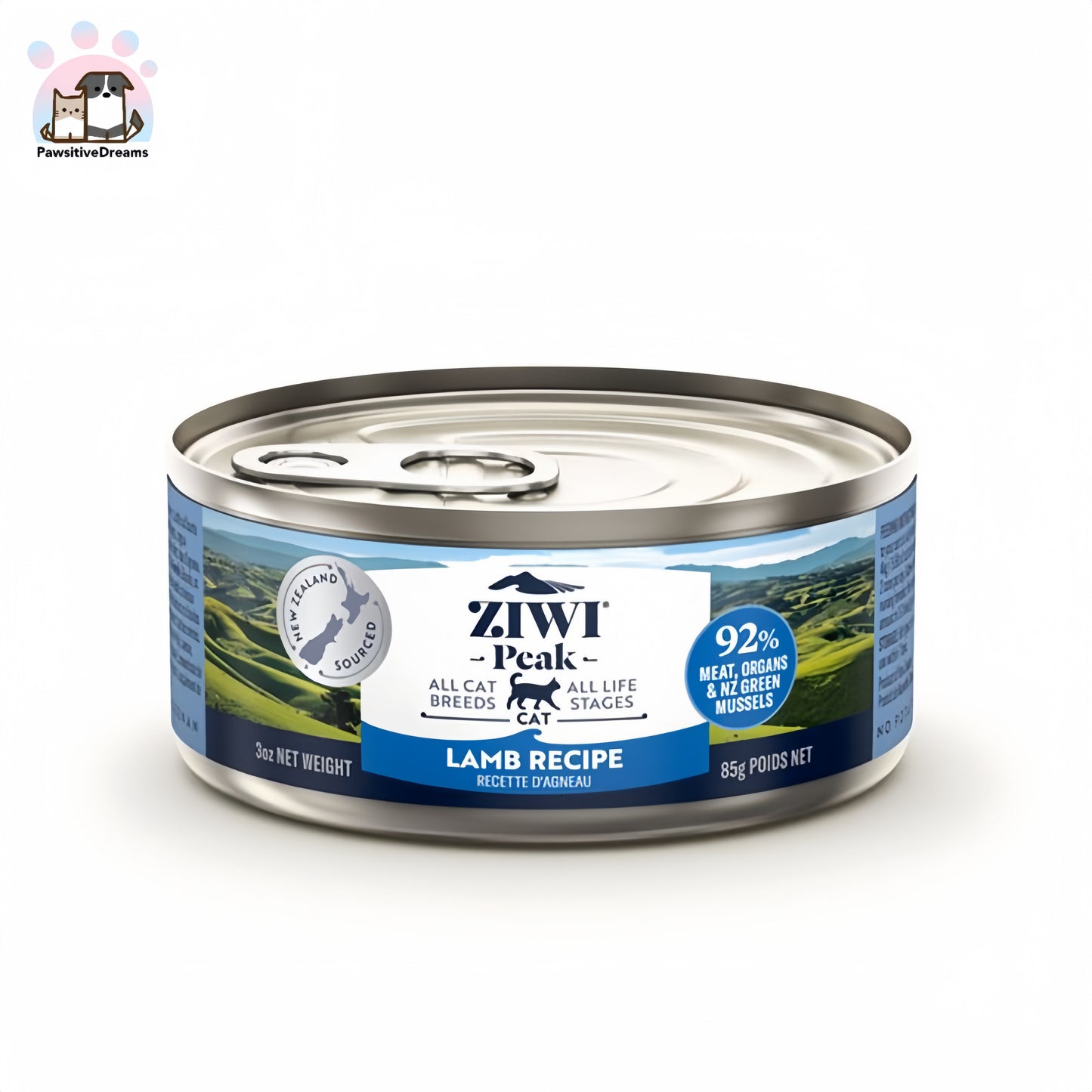 Ziwi Peak Canned Cat Food All Natural, High Protein, Grain Free, Limited Ingredient