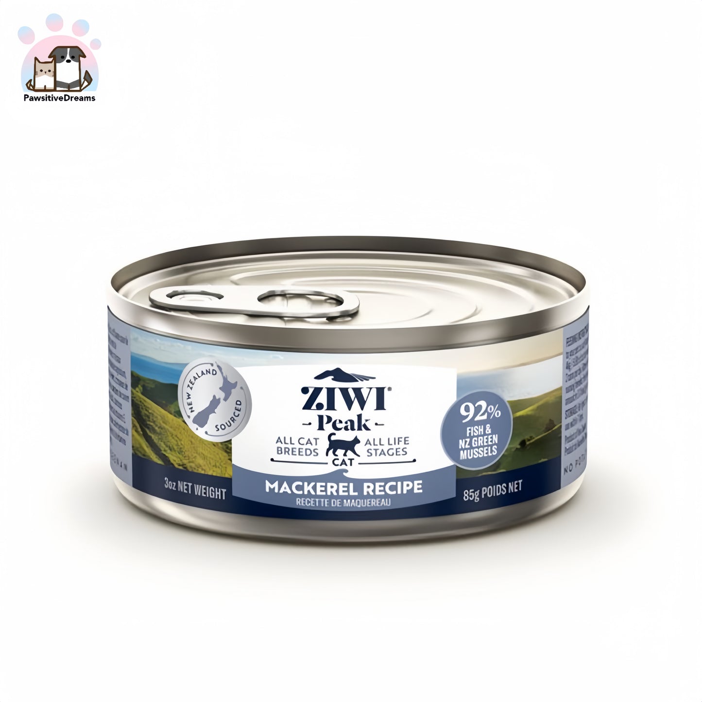 Ziwi Peak Canned Cat Food All Natural, High Protein, Grain Free, Limited Ingredient