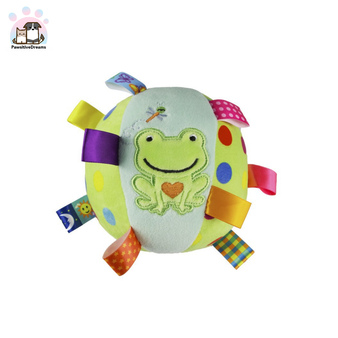 Pet Toy Plush Squeaky Teething Ball Dog Toys - Pawsitive Dreams