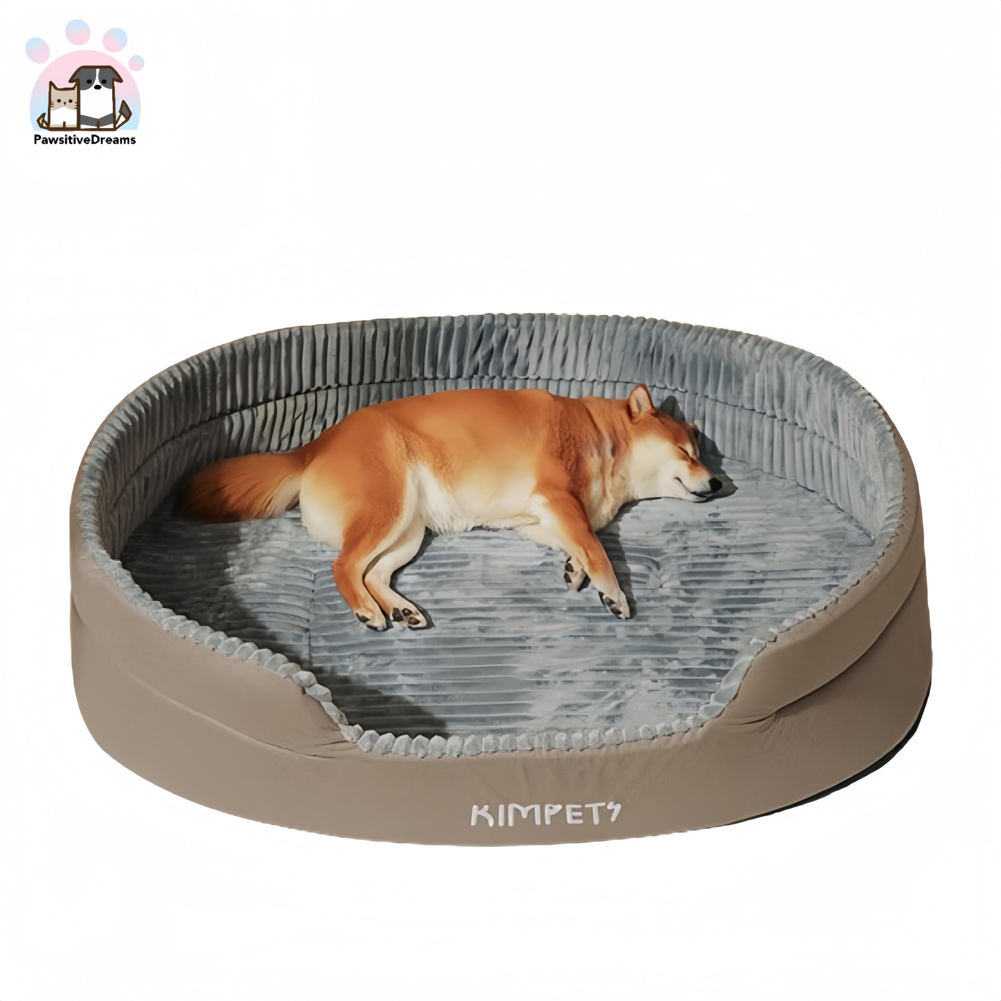 Kimpets Seasonal Bolster Beds With Removable Cover For Dog and Cat - Pawsitive Dreams