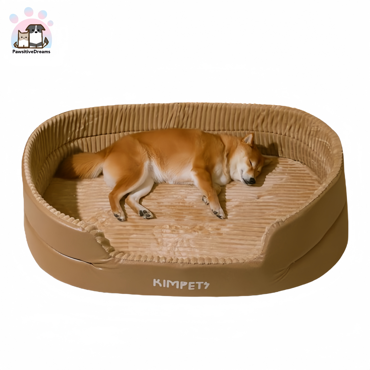 Kimpets Seasonal Bolster Beds With Removable Cover For Dog and Cat - Pawsitive Dreams