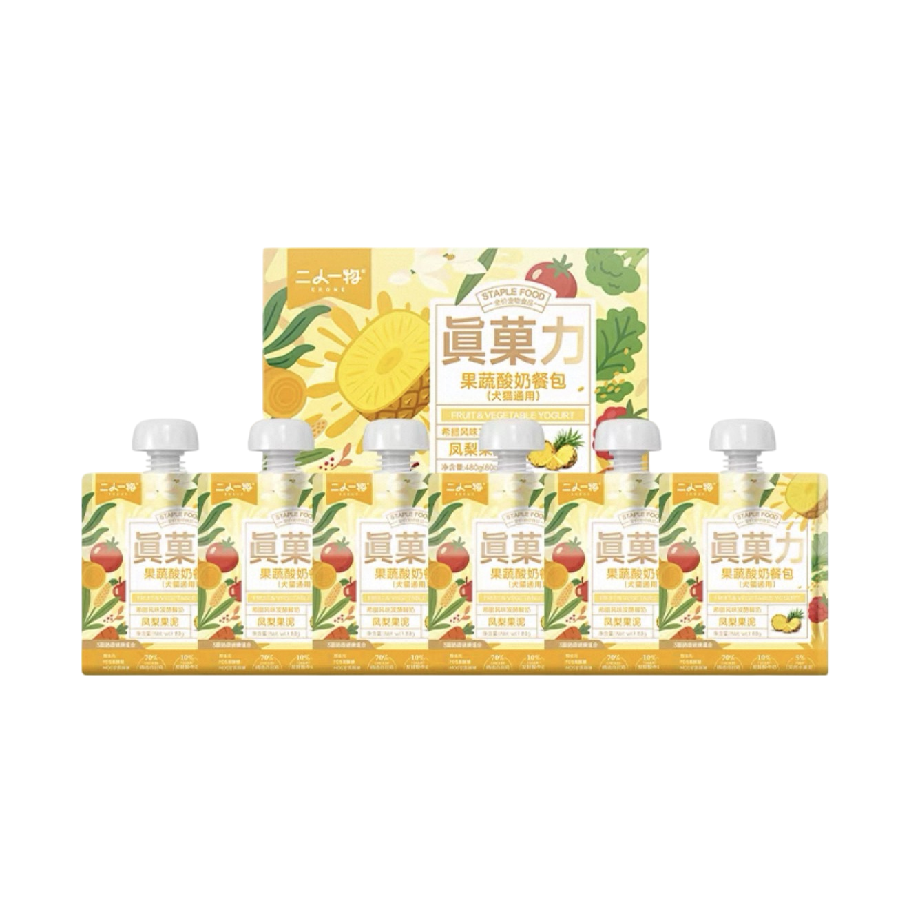ERONE Yogurt Chicken Purée Pouch (Multi-Flavor)