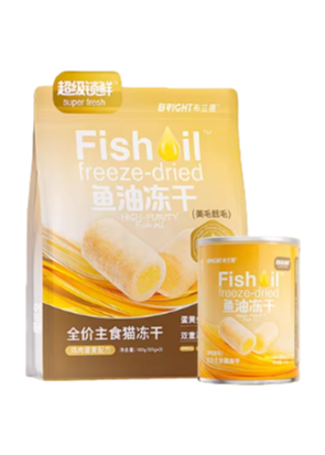 Bright Freeze-Dried Complete Cat Food with Omega-3