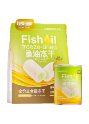 Bright Freeze-Dried Complete Cat Food with Omega-3