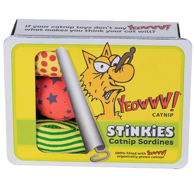 Stinkies Catnip Sardines Trio Cat Toy