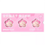 Bright Sakura-Shaped Freeze-Dried Chicken Cat Treat with Salmon Oil Omega-3