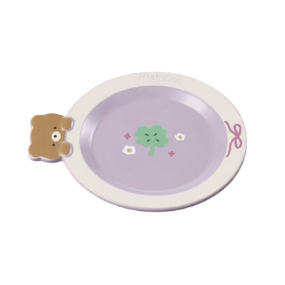 Niangao Cute Bear Design Ceramic Bowl For Cats & Small Dogs