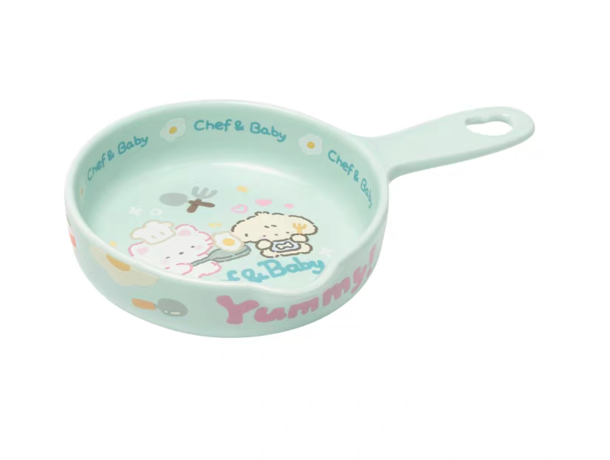 Niangao Cartoon Cat & Dog Ceramic Pan