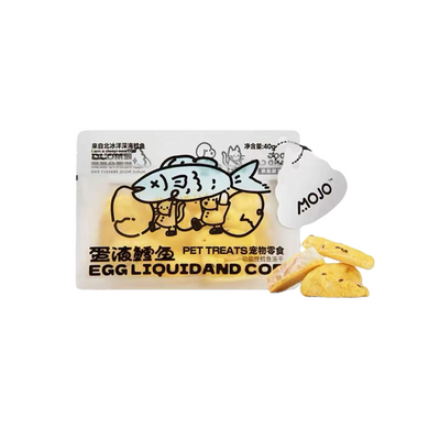 Egg & Cod Freeze-Dried Pet Treats – Pure Cut Formula for Cats & Dogs