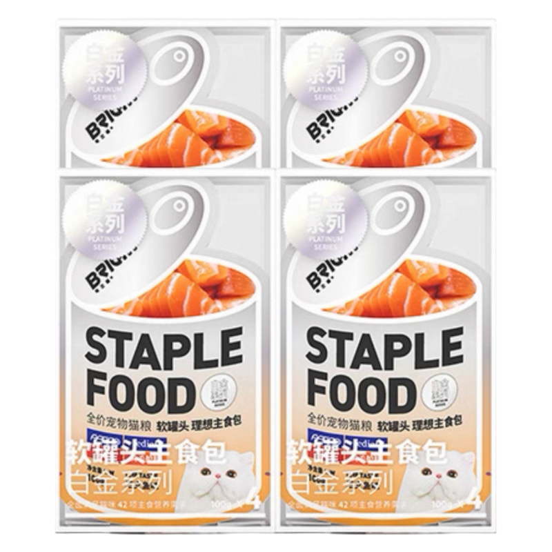 Bright Platinum Series Complete & Balanced Cat Wet Food Pouch