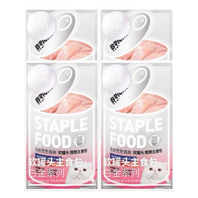 Bright Platinum Series Complete & Balanced Cat Wet Food Pouch