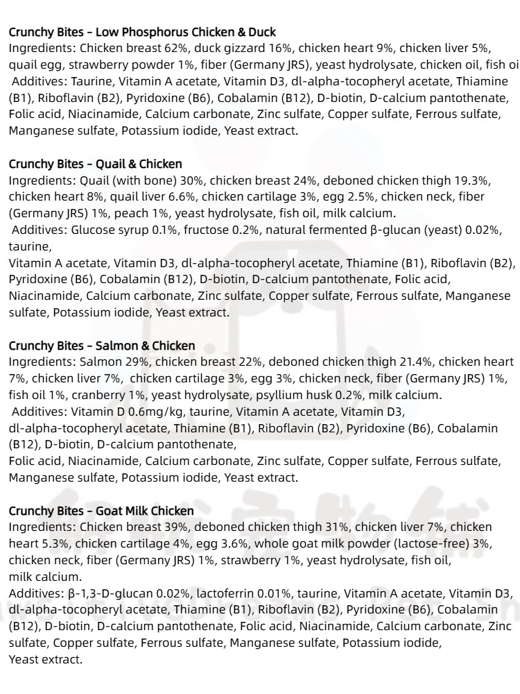 Crunchy Bites Freeze-Dried Cat Food | Complete Meal | 200g