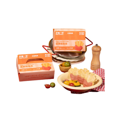 Freeze-Dried Chicken & Codfish with Egg Yolk Fries Treat For Cat and Dog