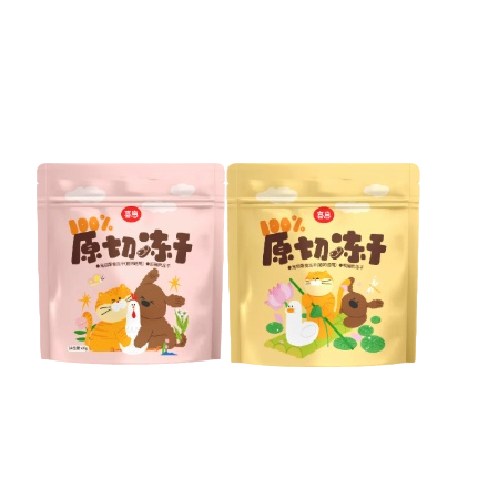 Whole Cut Single Ingredient Freeze-Dried Chicken/Duck Breast Treats for Cats & Dogs