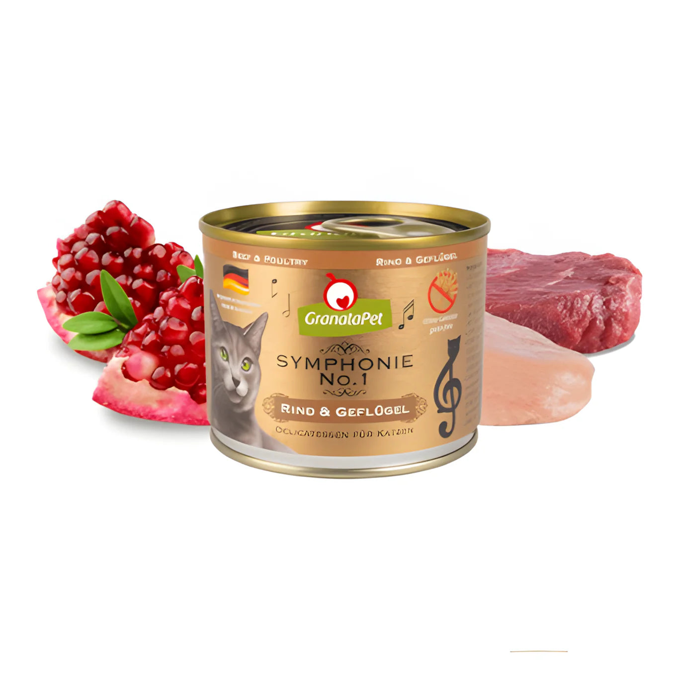 Golden Symphony Complete Cat Food – Grain-Free & Hypoallergenic, 200g (Germany)