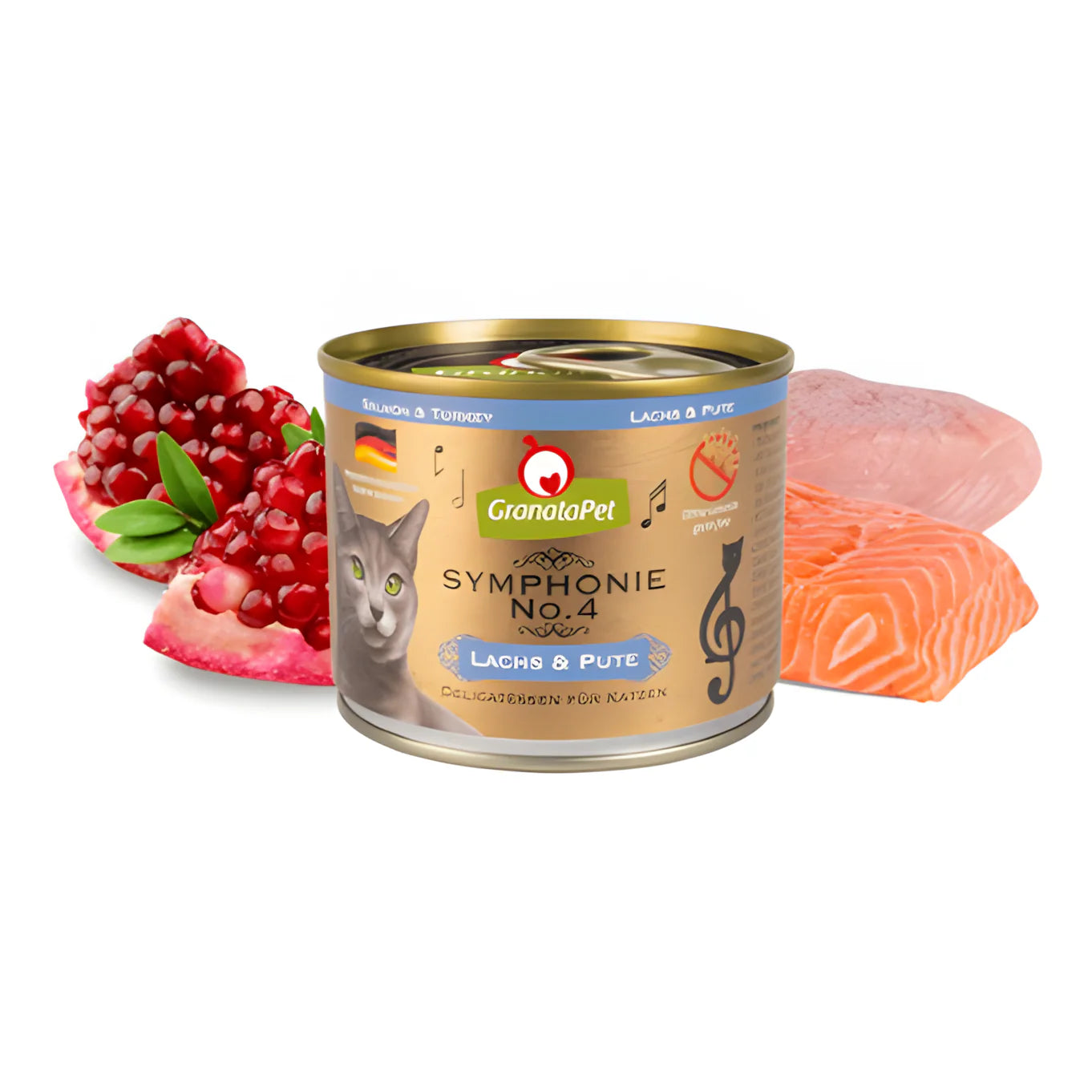 Golden Symphony Complete Cat Food – Grain-Free & Hypoallergenic, 200g (Germany)